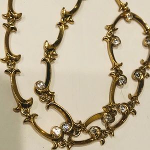Jewelry - Gold rhinestone necklace Jewelry - Gold rhinestone necklace